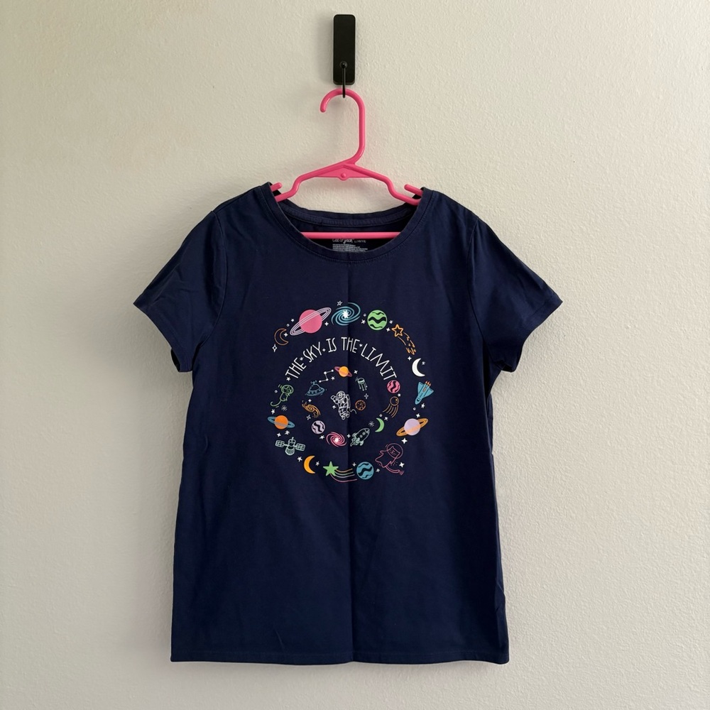 Cat & Jack • Navy Blue Kids Graphic T-Shirt